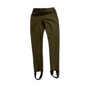 Free People Olive Ponte Stirrup Legging Pants Size XS